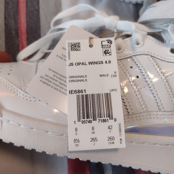 Adidas X Jeremy Scott Wings 4.0 white opal men's size 8.5 - Picture 12 of 13